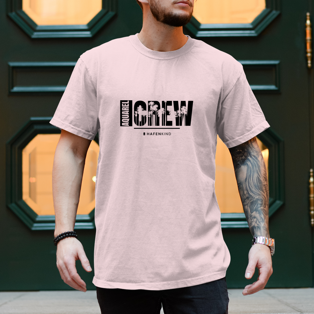 AQUAREL CREW PALMEN - Shirt Herren