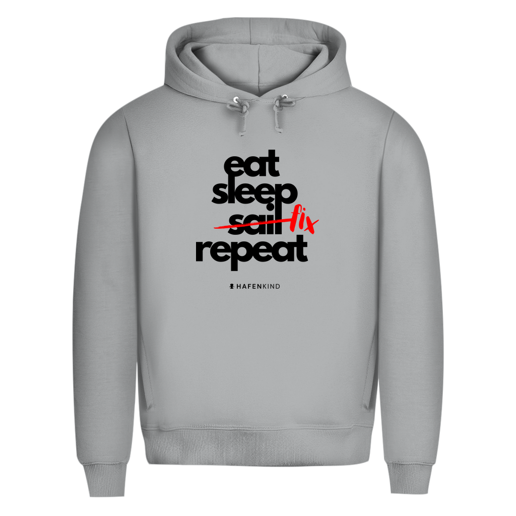 EAT SLEEP FIX REPEAT - Premium Bio Hoodie Herren