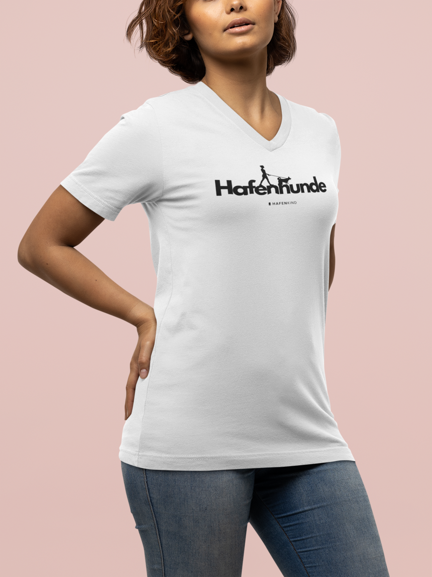 HAFENRUNDE Lady - Organic Shirt - V-Neck Damenshirt