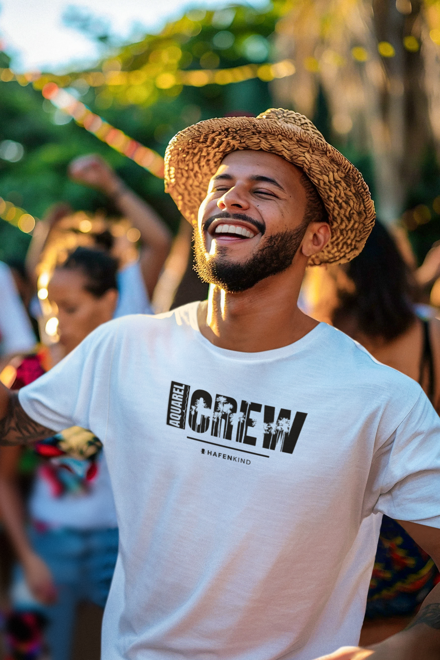 AQUAREL CREW 2.0 - Organic Shirt Herren