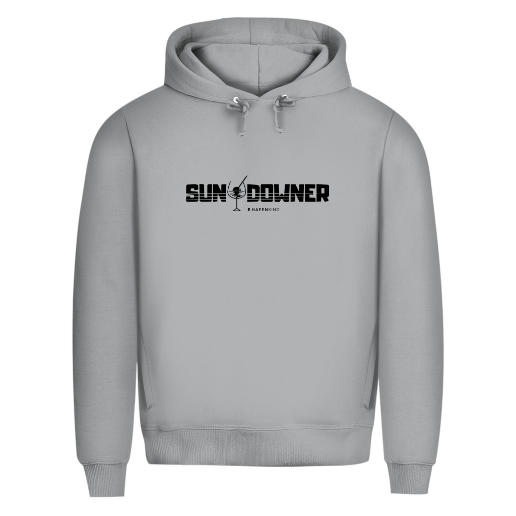SUNDOWNER OLIVE - Premium Bio Hoodie Herren