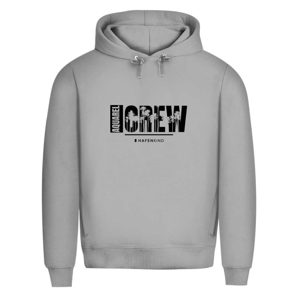 AQUAREL CREW PALMEN - Premium Bio Hoodie Herren