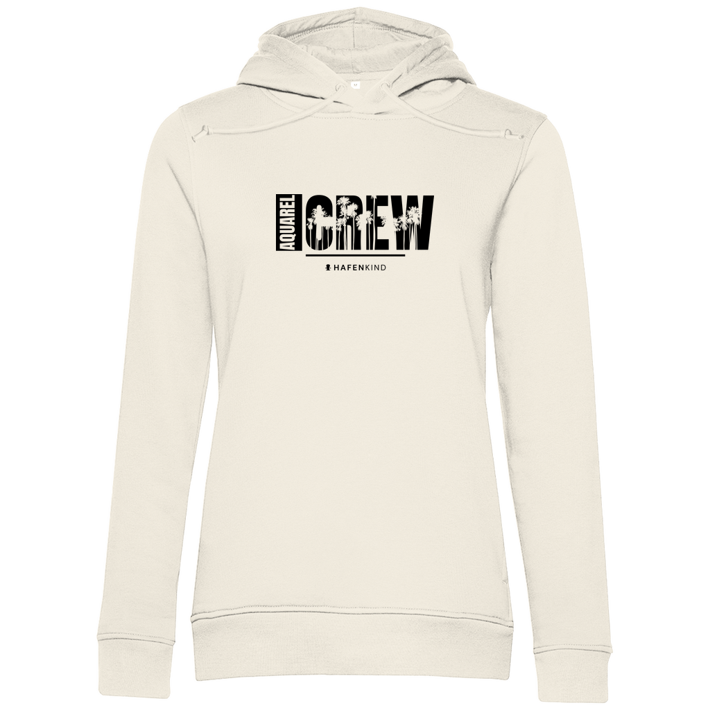 AQUAREL CREW PALMEN - Premium Bio Hoodie Damen