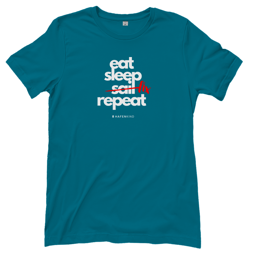 EAT SLEEP FIX REPEAT - Shirt Damen