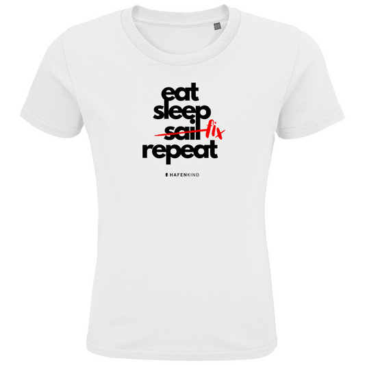 EAT SLEEP FIX REPEAT - Premium Bio Shirt Kids