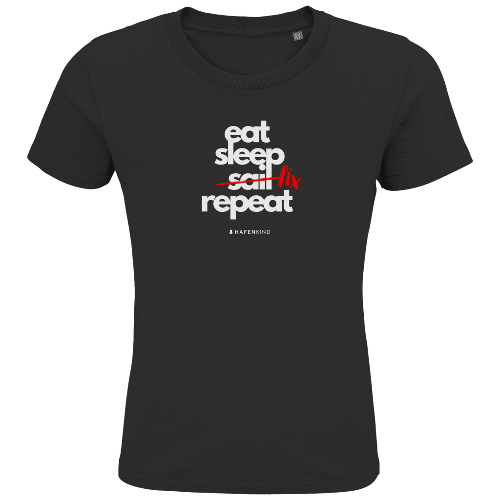 EAT SLEEP FIX REPEAT - Premium Bio Shirt Kids