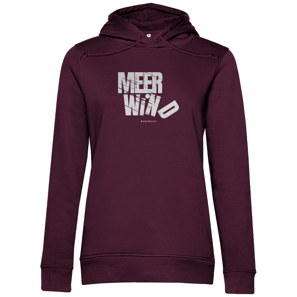 MEER WIND - Premium Bio Hoodie Damen
