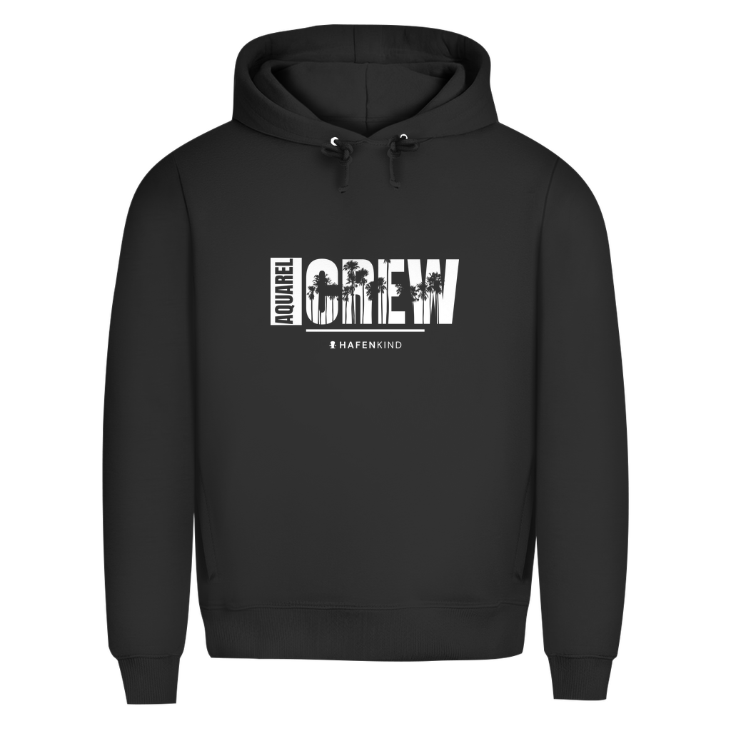 AQUAREL CREW PALMEN - Premium Bio Hoodie Herren