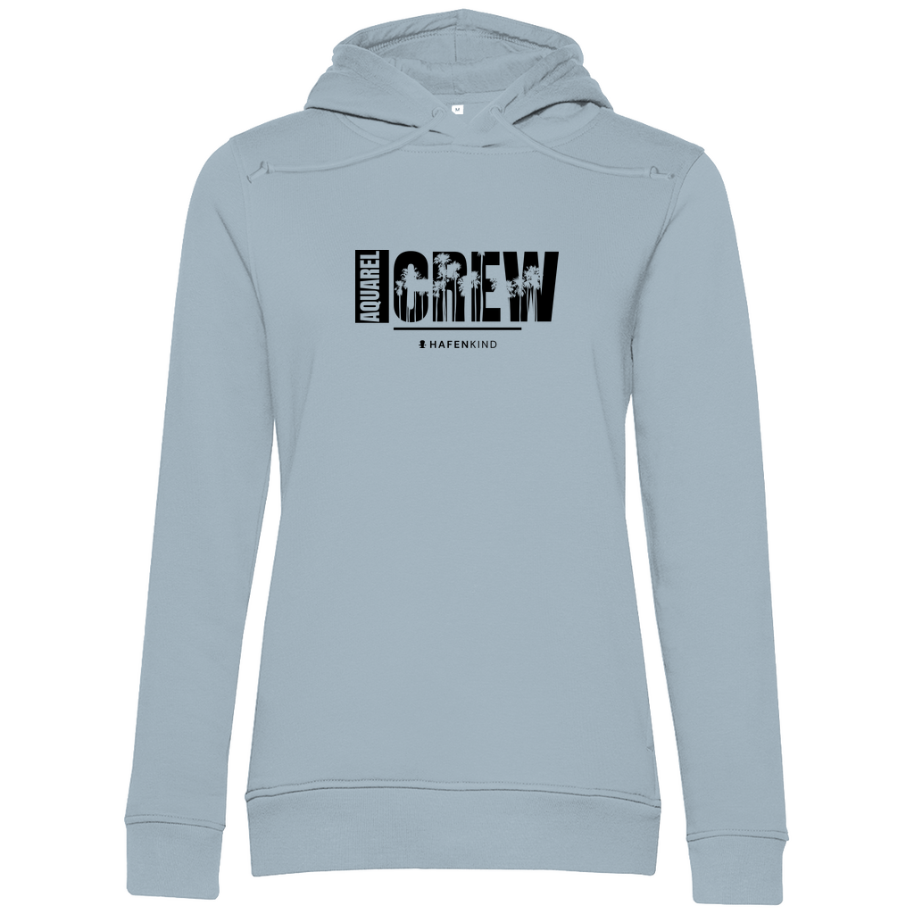 AQUAREL CREW PALMEN - Premium Bio Hoodie Damen