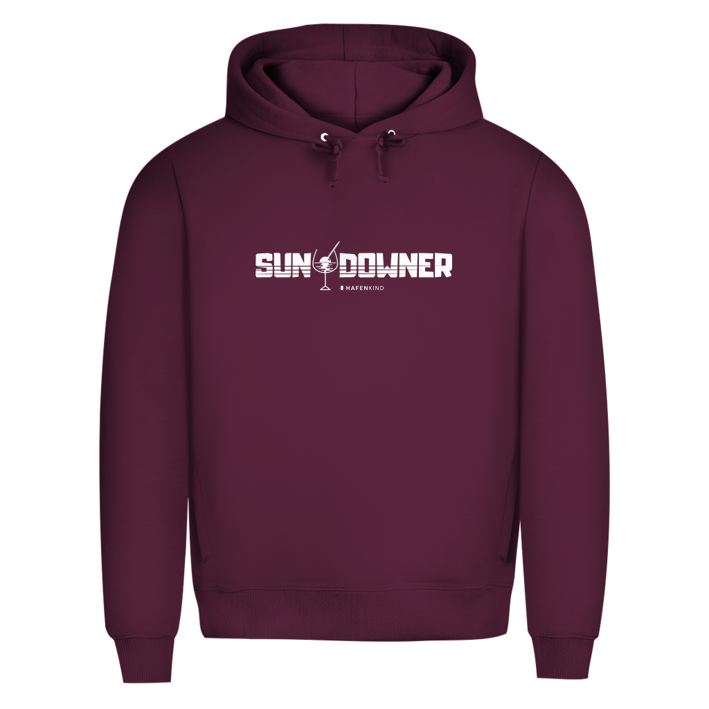 SUNDOWNER OLIVE - Premium Bio Hoodie Herren