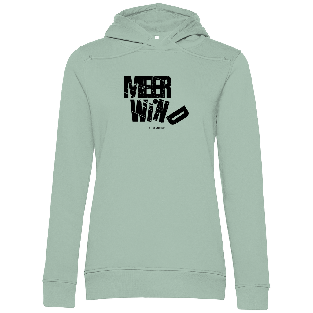 MEER WIND - Premium Bio Hoodie Damen