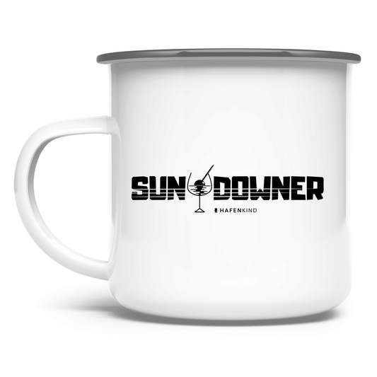 SUNDOWNER OLIVE - Emaille Becher