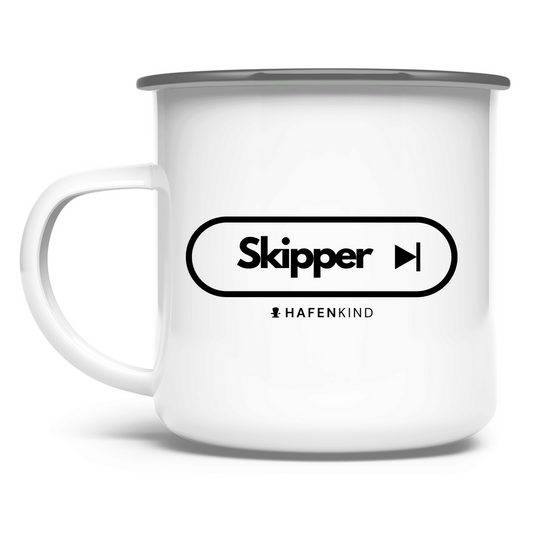 SKIPPER - Emaille Becher
