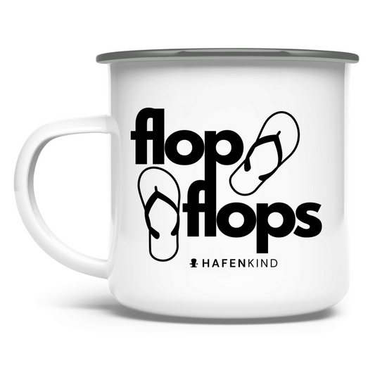 FLOP FLOPS - Emaille Becher