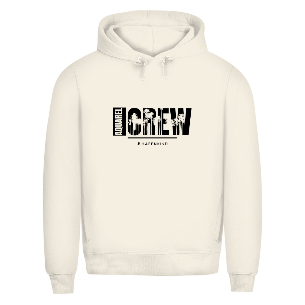 AQUAREL CREW PALMEN - Premium Bio Hoodie Herren