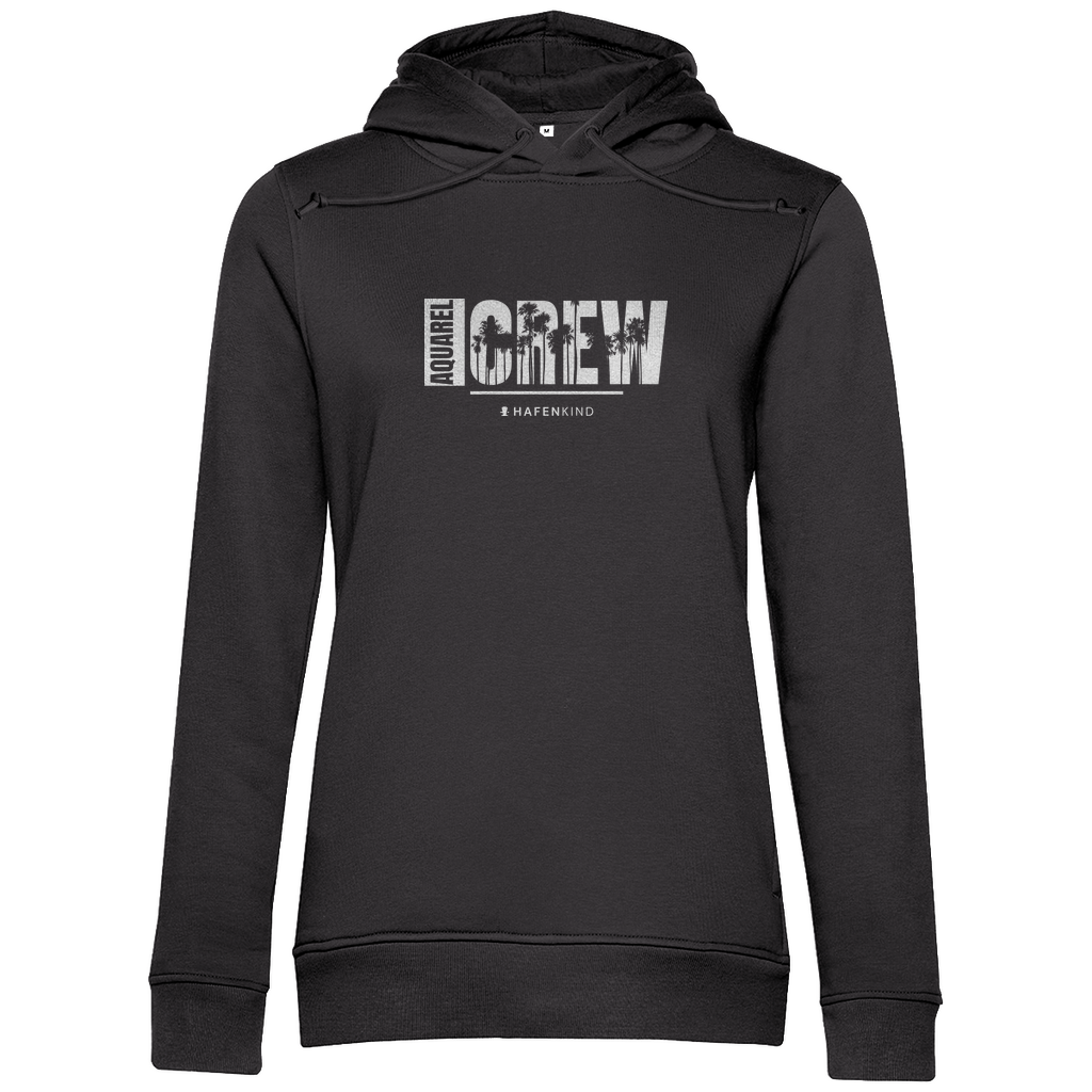 AQUAREL CREW PALMEN - Premium Bio Hoodie Damen