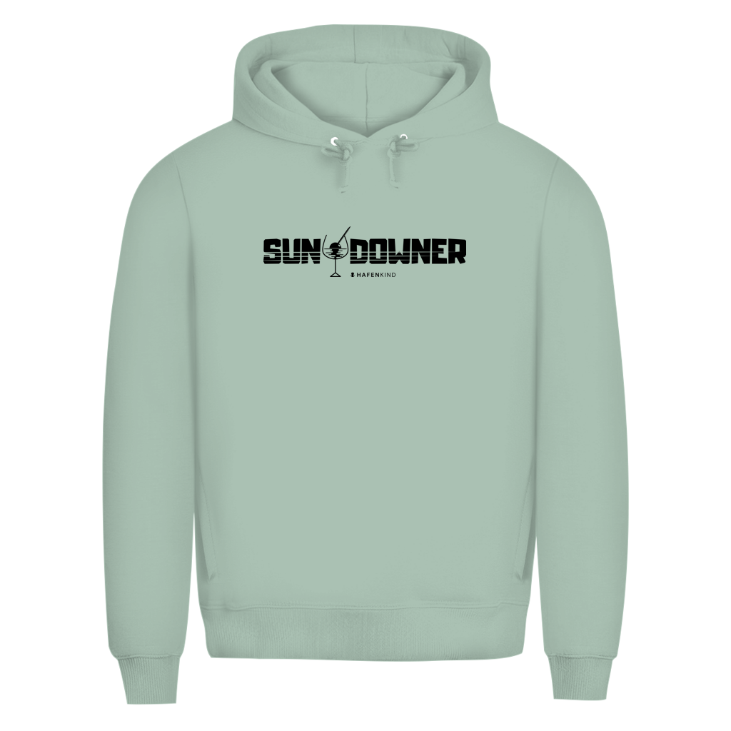 SUNDOWNER OLIVE - Premium Bio Hoodie Herren