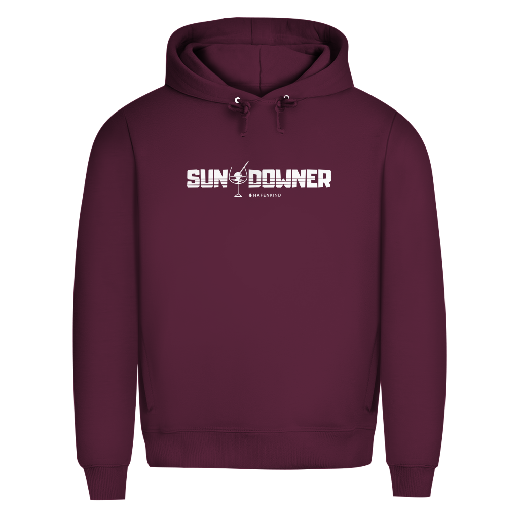 SUNDOWNER OLIVE - Premium Bio Hoodie Herren