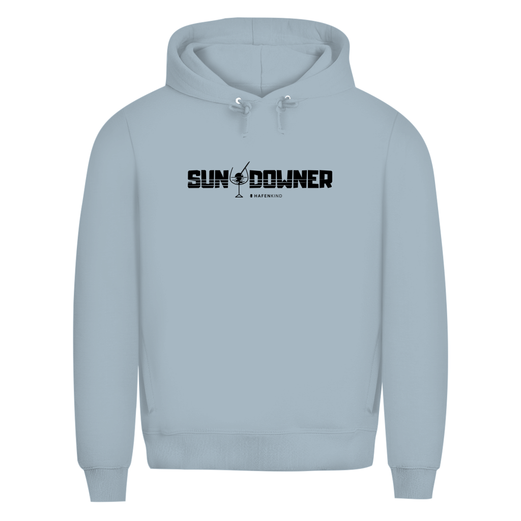 SUNDOWNER OLIVE - Premium Bio Hoodie Herren