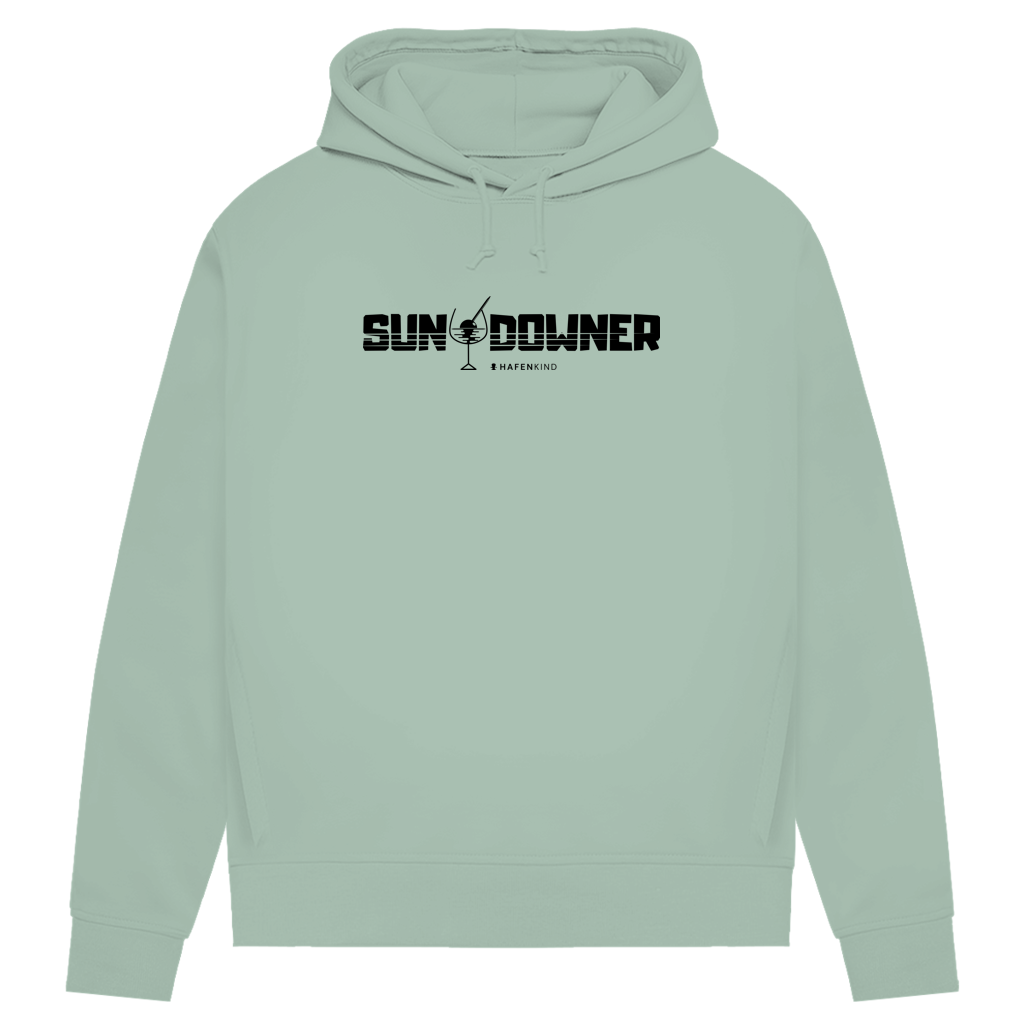 SUNDOWNER OLIVE - Premium Bio Hoodie Damen