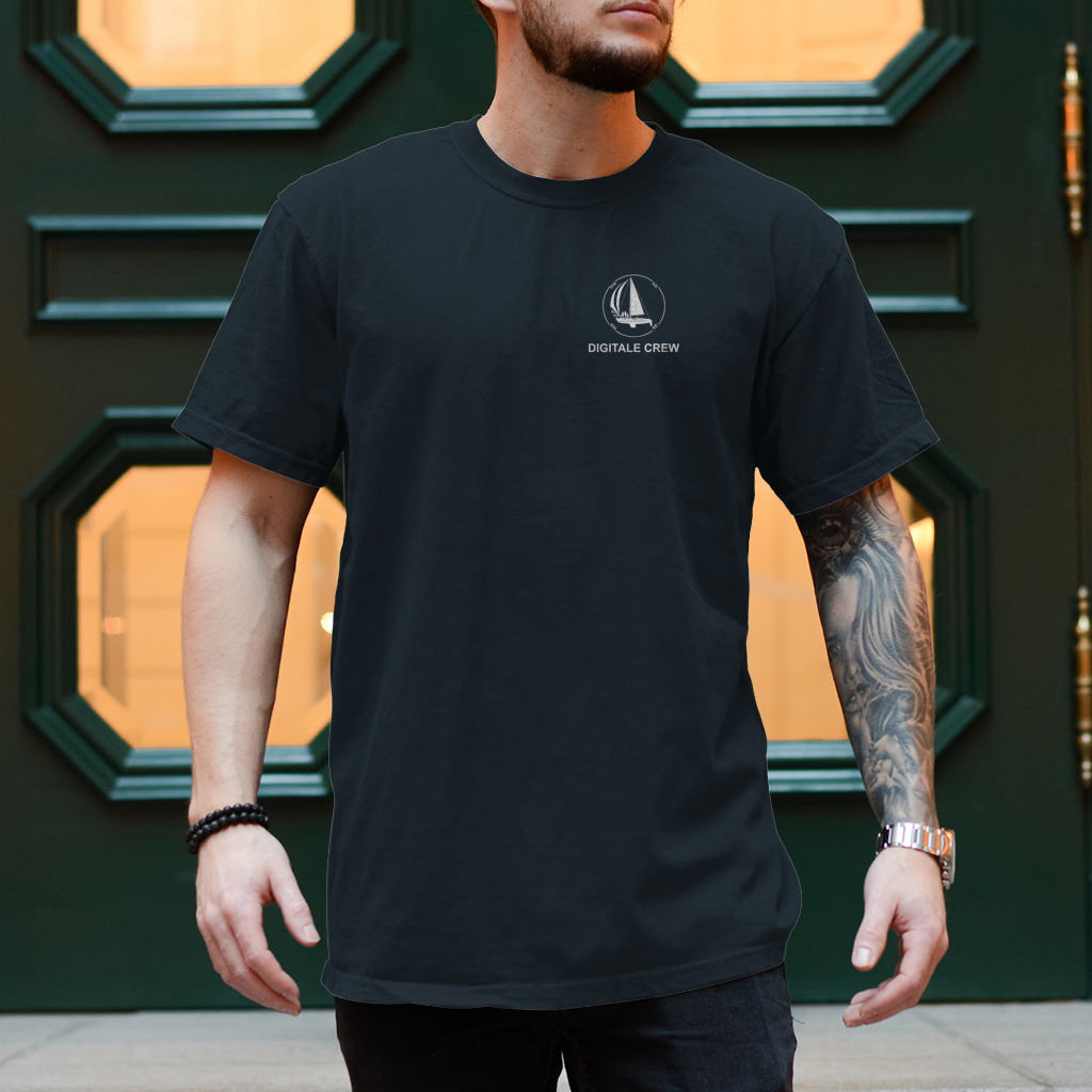 Aquarel Weltumsegler-Shirt DIGITALE CREW Männer