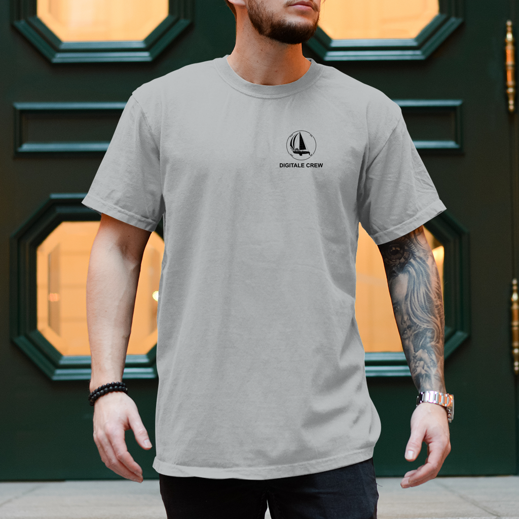 Aquarel Weltumsegler-Shirt DIGITALE CREW Männer