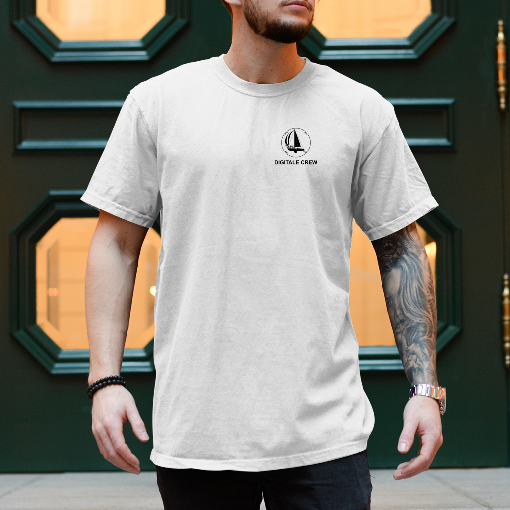 Aquarel Weltumsegler-Shirt DIGITALE CREW Männer