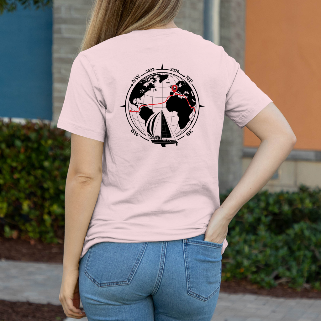 Aquarel Weltumsegler-Shirt DIGITALE CREW Frauen