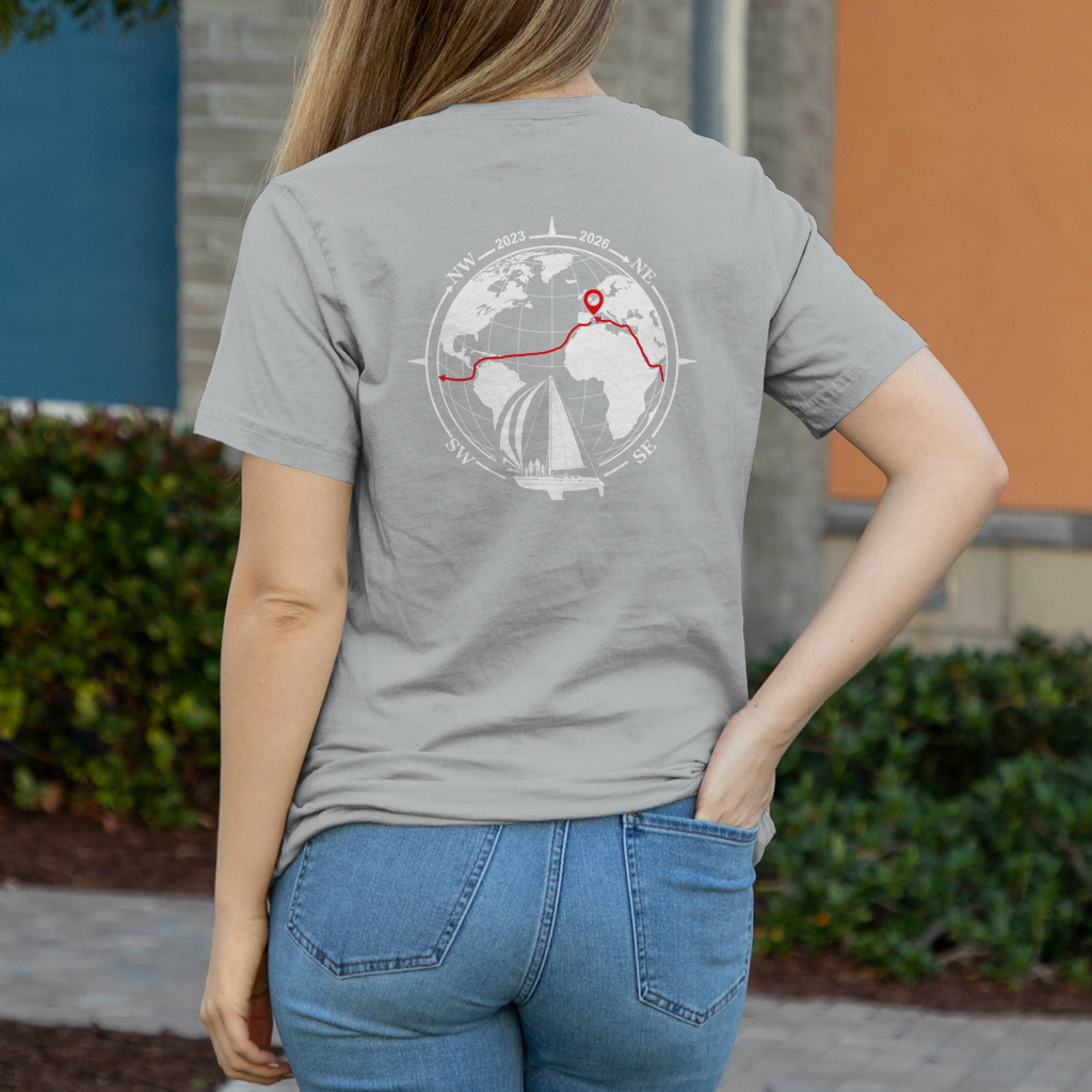Aquarel Weltumsegler-Shirt DIGITALE CREW Frauen