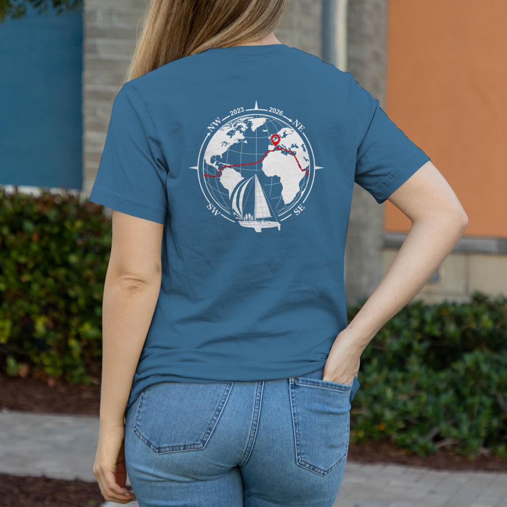 Aquarel Weltumsegler-Shirt DIGITALE CREW Frauen