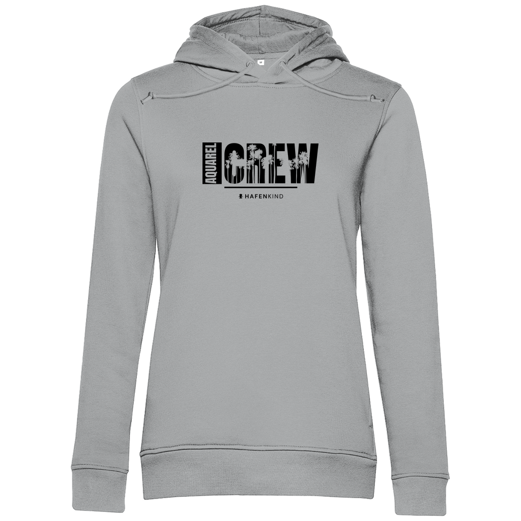 AQUAREL CREW PALMEN - Premium Bio Hoodie Damen