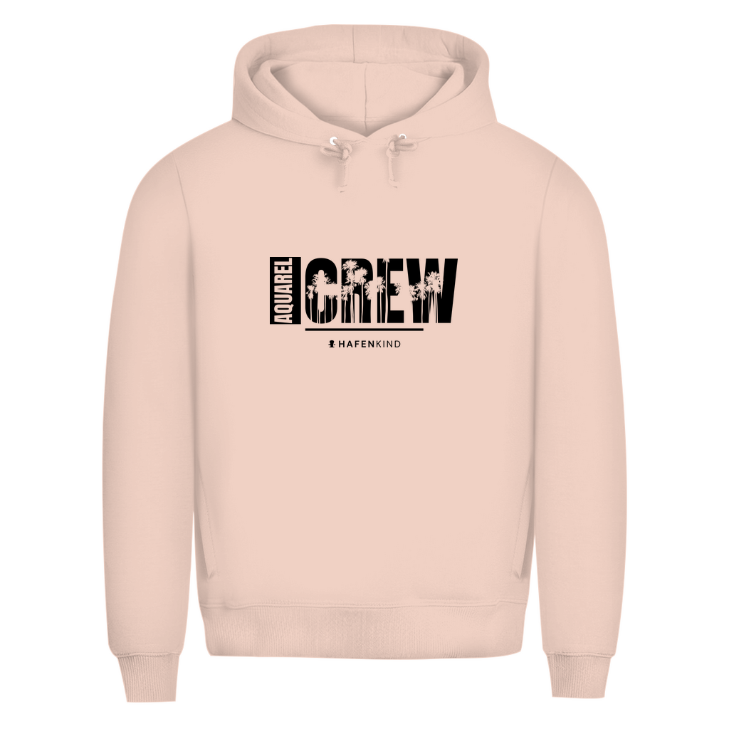 AQUAREL CREW PALMEN - Premium Bio Hoodie Herren