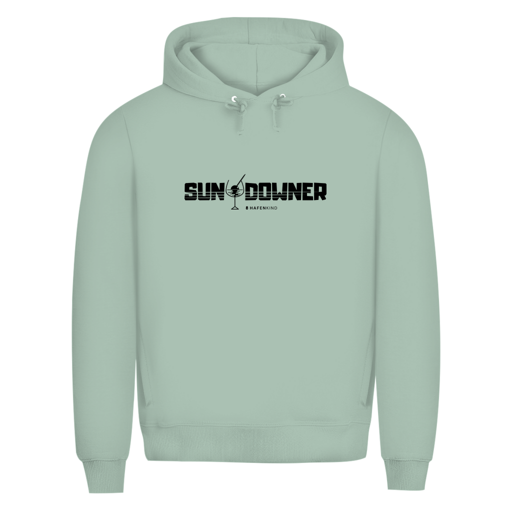 SUNDOWNER OLIVE - Premium Bio Hoodie Herren