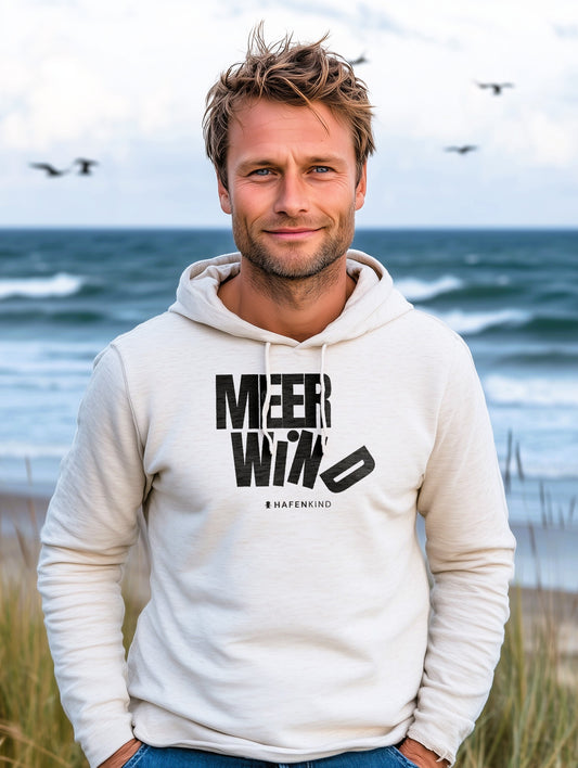 MEER WIND - Organic Hoodie Herren