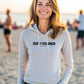 SUNDOWNER OLIVE - Premium Bio Hoodie Damen