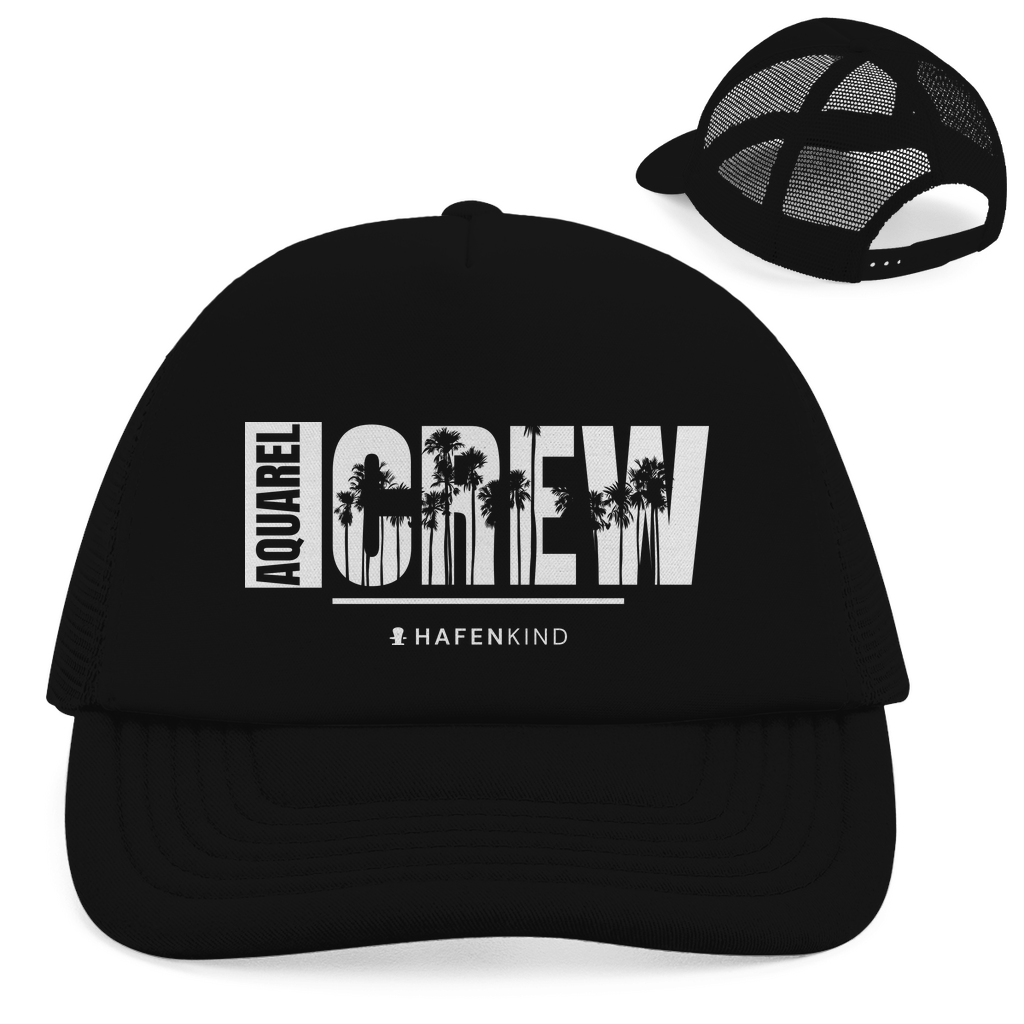 AQUAREL CREW PALMEN - Retro Trucker Cap