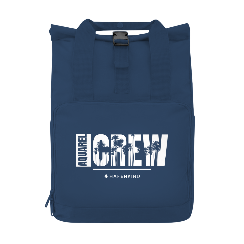 AQUAREL CREW PALMEN - Rucksack mit Seitentasche
