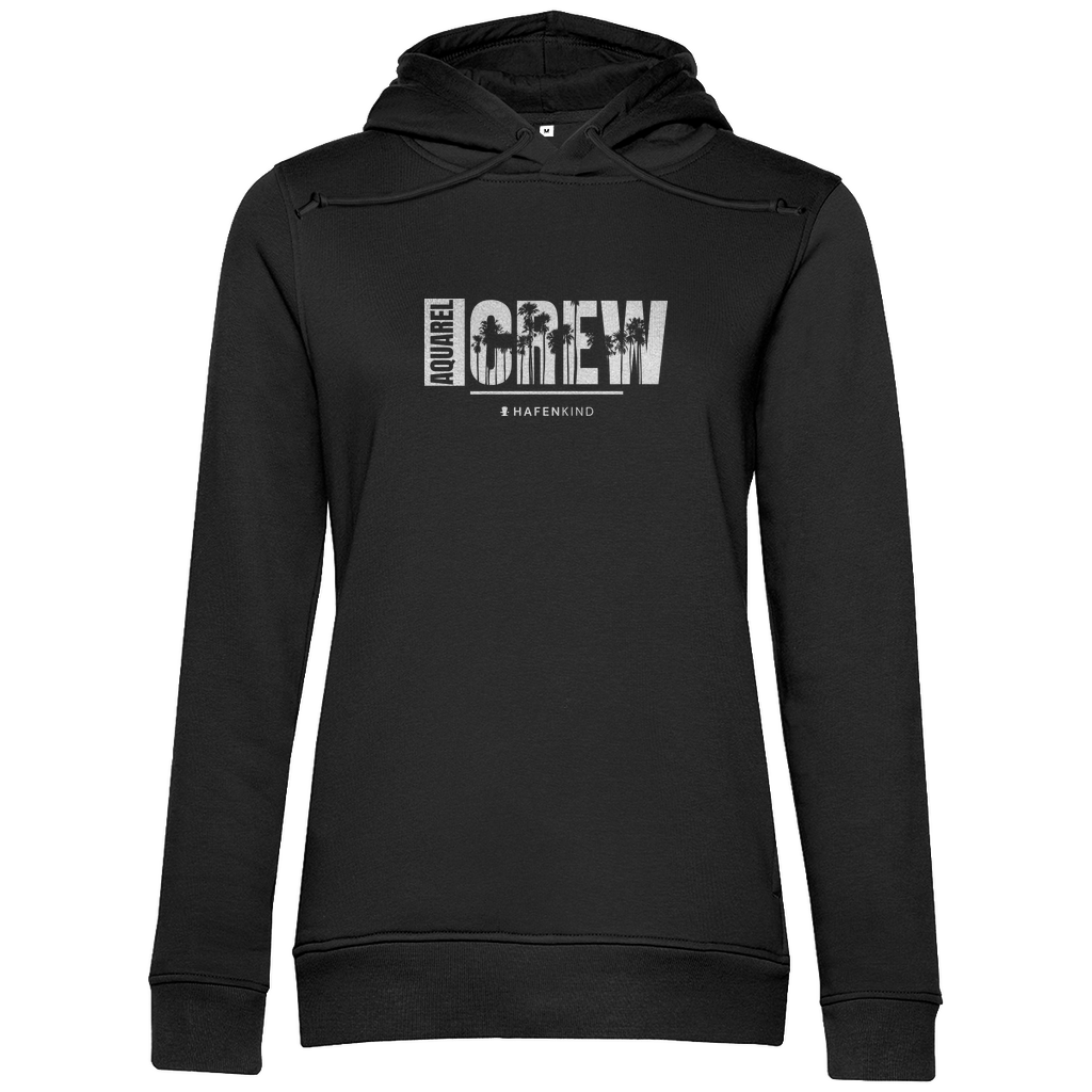 AQUAREL CREW PALMEN - Premium Bio Hoodie Damen