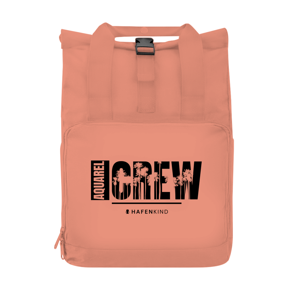 AQUAREL CREW PALMEN - Rucksack mit Seitentasche