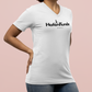 HAFENRUNDE Lady - Organic Shirt - V-Neck Damenshirt