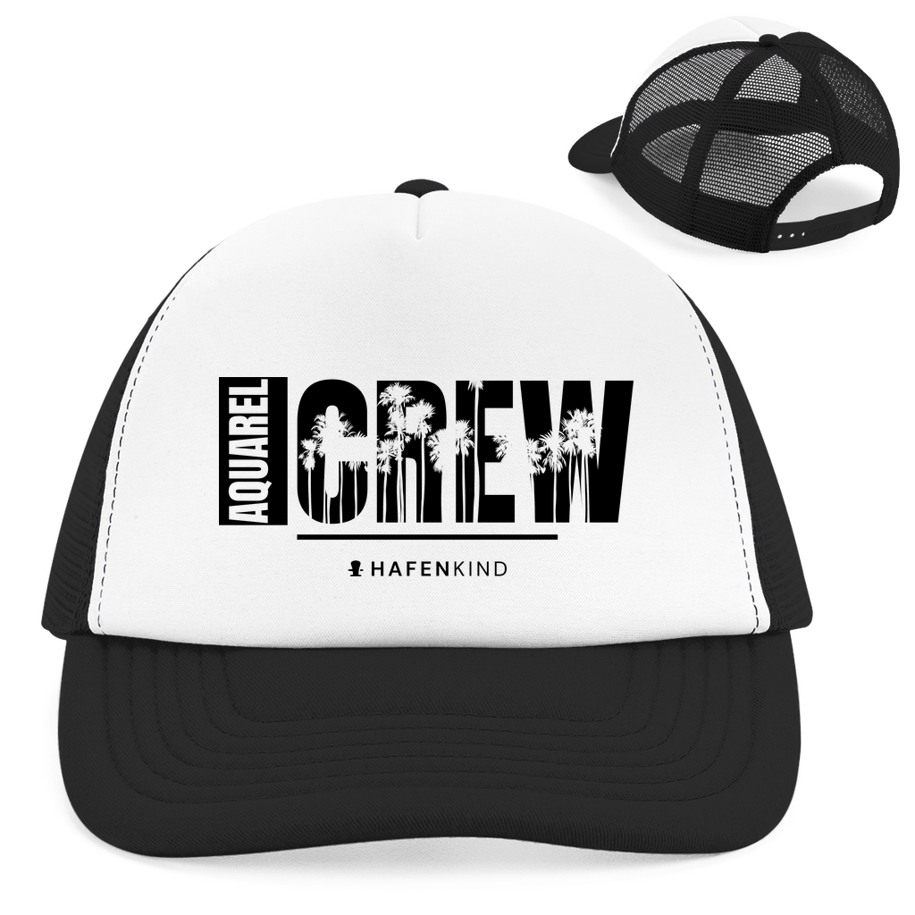 AQUAREL CREW PALMEN - Retro Trucker Cap
