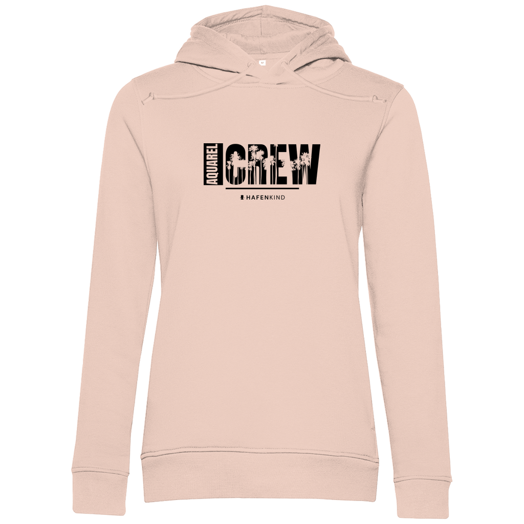 AQUAREL CREW PALMEN - Premium Bio Hoodie Damen