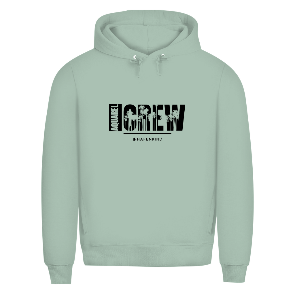 AQUAREL CREW PALMEN - Premium Bio Hoodie Herren
