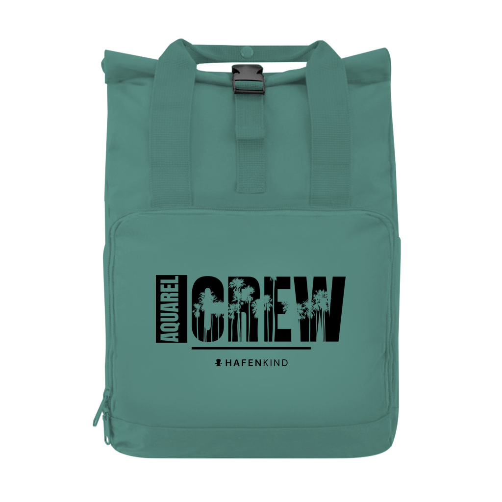 AQUAREL CREW PALMEN - Rucksack mit Seitentasche